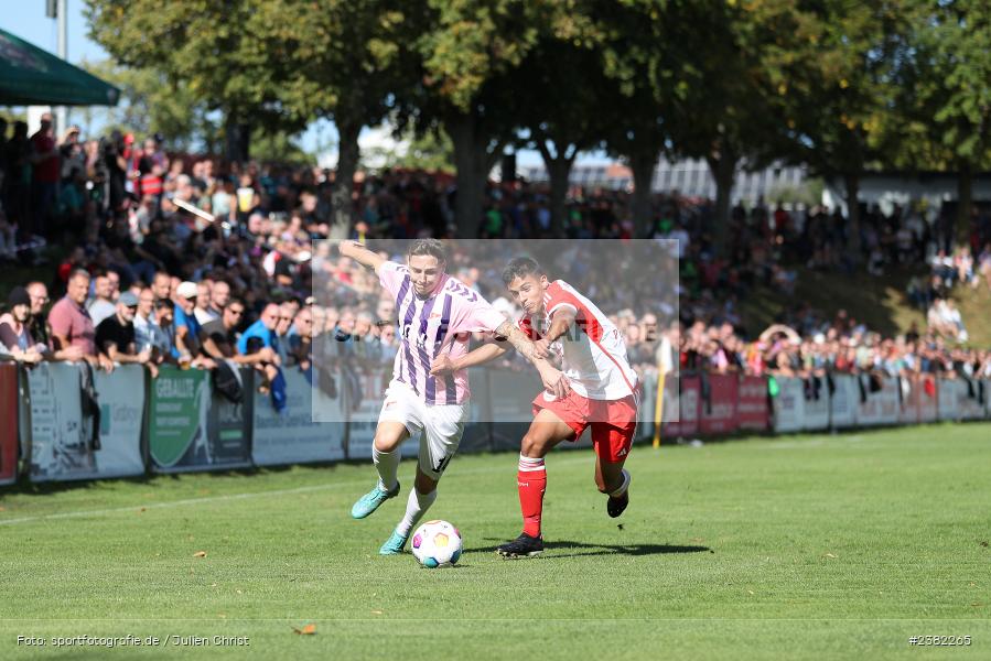 Martin Thomann, NGN-Arena, Aubstadt, 30.09.2023, sport, action, BFV, Saison 2023/2024, Fussball, Regionalliga Bayern, 12. Spieltag, FCB, AUB, FC Bayern München II, TSV Aubstadt - Bild-ID: 2382265
