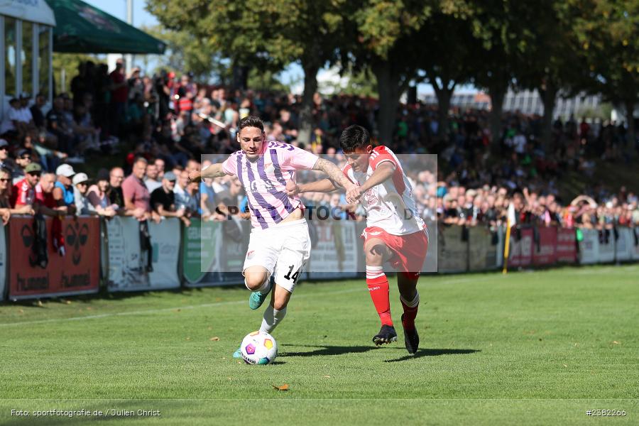 Martin Thomann, NGN-Arena, Aubstadt, 30.09.2023, sport, action, BFV, Saison 2023/2024, Fussball, Regionalliga Bayern, 12. Spieltag, FCB, AUB, FC Bayern München II, TSV Aubstadt - Bild-ID: 2382266