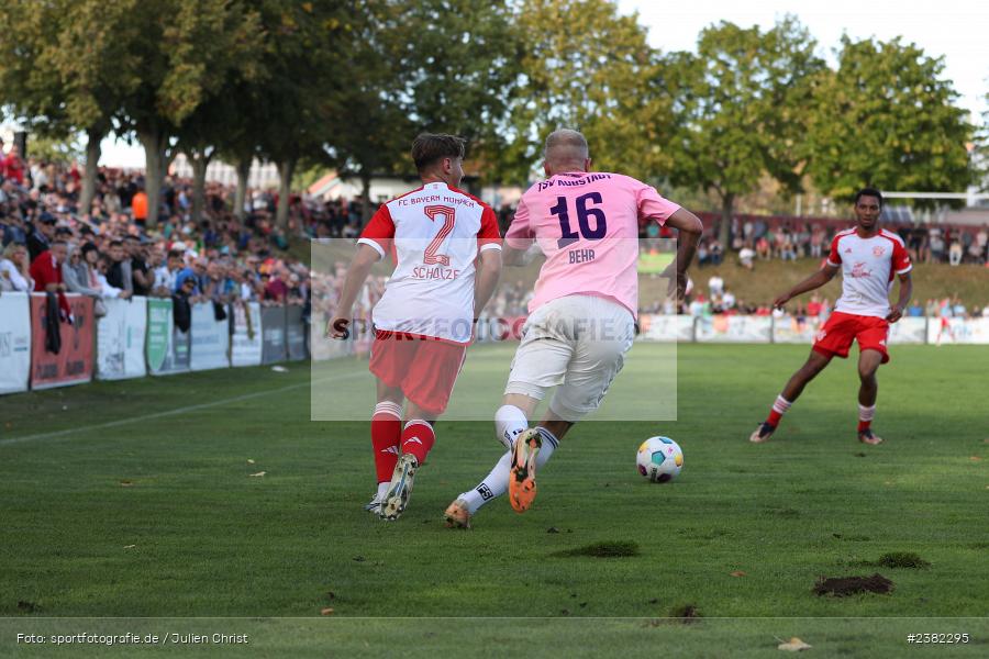 Max Scholze, NGN-Arena, Aubstadt, 30.09.2023, sport, action, BFV, Saison 2023/2024, Fussball, Regionalliga Bayern, 12. Spieltag, FCB, AUB, FC Bayern München II, TSV Aubstadt - Bild-ID: 2382295