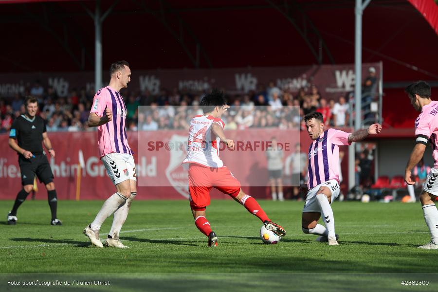 NGN-Arena, Aubstadt, 30.09.2023, sport, action, BFV, Saison 2023/2024, Fussball, Regionalliga Bayern, 12. Spieltag, FCB, AUB, FC Bayern München II, TSV Aubstadt - Bild-ID: 2382300
