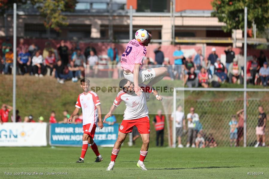 Marco Nickel, NGN-Arena, Aubstadt, 30.09.2023, sport, action, BFV, Saison 2023/2024, Fussball, Regionalliga Bayern, 12. Spieltag, FCB, AUB, FC Bayern München II, TSV Aubstadt - Bild-ID: 2382319