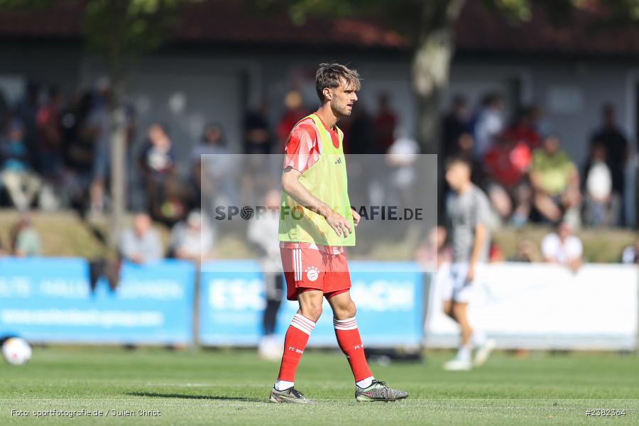 Luca Denk, sport, action, TSV Aubstadt, Saison 2023/2024, Regionalliga Bayern, NGN-Arena, Fussball, FCB, FC Bayern München II, BFV, Aubstadt, AUB, 30.09.2023, 12. Spieltag - Bild-ID: 2382364