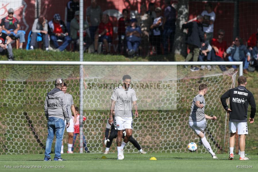 Michael Dellinger, sport, action, TSV Aubstadt, Saison 2023/2024, Regionalliga Bayern, NGN-Arena, Fussball, FCB, FC Bayern München II, BFV, Aubstadt, AUB, 30.09.2023, 12. Spieltag - Bild-ID: 2382369