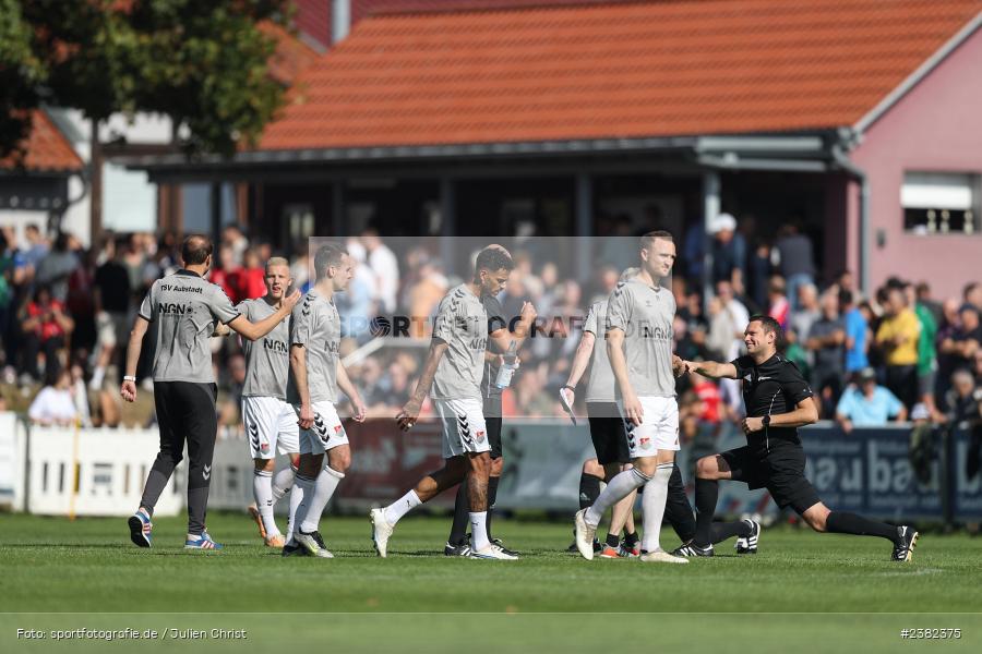 sport, action, TSV Aubstadt, Saison 2023/2024, Regionalliga Bayern, NGN-Arena, Fussball, FCB, FC Bayern München II, BFV, Aubstadt, AUB, 30.09.2023, 12. Spieltag - Bild-ID: 2382375
