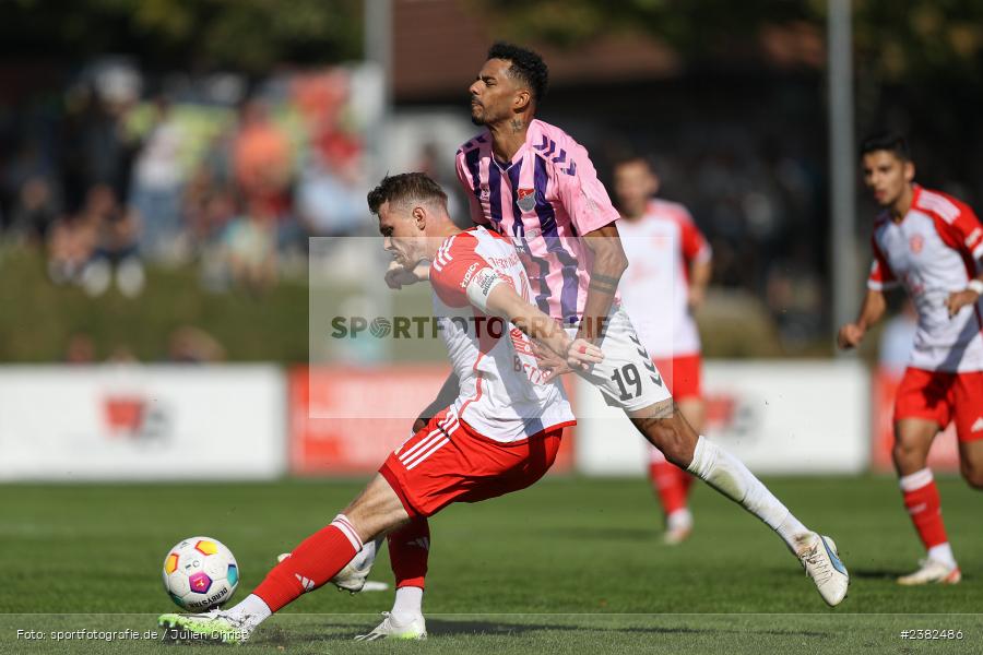 Steve Breitkreuz, sport, action, TSV Aubstadt, Saison 2023/2024, Regionalliga Bayern, NGN-Arena, Fussball, FCB, FC Bayern München II, BFV, Aubstadt, AUB, 30.09.2023, 12. Spieltag - Bild-ID: 2382486 Steve Breitkreuz, sport, action, TSV Aubstadt, Saison 2023/2024, Regionalliga Bayern, NGN-Arena, Fussball, FCB, FC Bayern München II, BFV, Aubstadt, AUB, 30.09.2023, 12. Spieltag - Bild-ID: 2382486