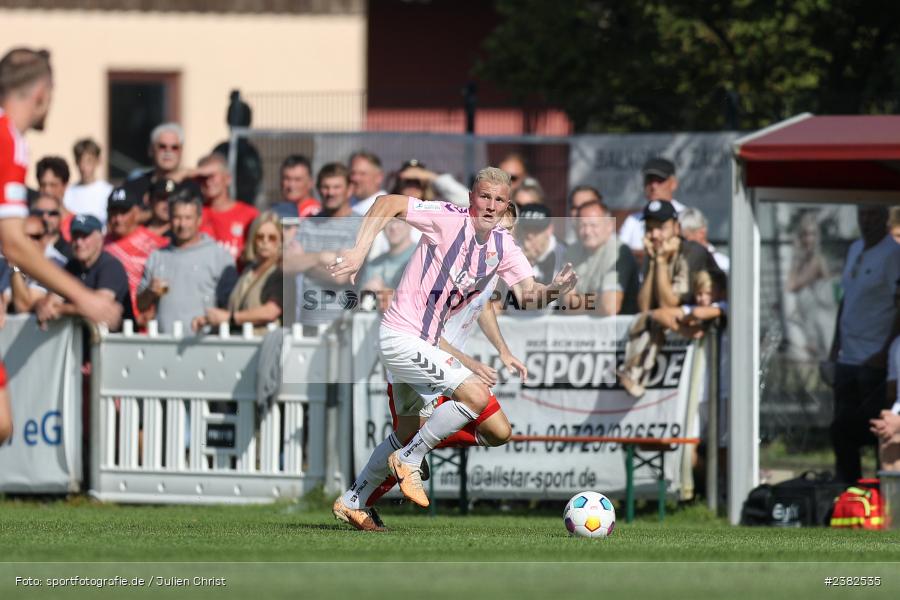 Steffen Behr, sport, action, TSV Aubstadt, Saison 2023/2024, Regionalliga Bayern, NGN-Arena, Fussball, FCB, FC Bayern München II, BFV, Aubstadt, AUB, 30.09.2023, 12. Spieltag - Bild-ID: 2382535 Steffen Behr, sport, action, TSV Aubstadt, Saison 2023/2024, Regionalliga Bayern, NGN-Arena, Fussball, FCB, FC Bayern München II, BFV, Aubstadt, AUB, 30.09.2023, 12. Spieltag - Bild-ID: 2382535
