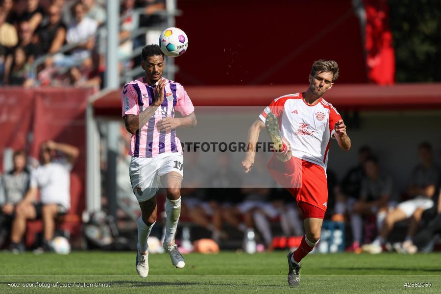 Michael Dellinger, sport, action, TSV Aubstadt, Saison 2023/2024, Regionalliga Bayern, NGN-Arena, Fussball, FCB, FC Bayern München II, BFV, Aubstadt, AUB, 30.09.2023, 12. Spieltag - Bild-ID: 2382539 Michael Dellinger, sport, action, TSV Aubstadt, Saison 2023/2024, Regionalliga Bayern, NGN-Arena, Fussball, FCB, FC Bayern München II, BFV, Aubstadt, AUB, 30.09.2023, 12. Spieltag - Bild-ID: 2382539