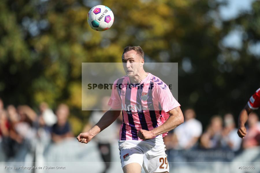 Marco Nickel, sport, action, TSV Aubstadt, Saison 2023/2024, Regionalliga Bayern, NGN-Arena, Fussball, FCB, FC Bayern München II, BFV, Aubstadt, AUB, 30.09.2023, 12. Spieltag - Bild-ID: 2382550