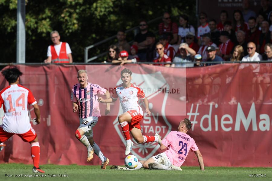 Max Scholze, sport, action, TSV Aubstadt, Saison 2023/2024, Regionalliga Bayern, NGN-Arena, Fussball, FCB, FC Bayern München II, BFV, Aubstadt, AUB, 30.09.2023, 12. Spieltag - Bild-ID: 2382563 Max Scholze, sport, action, TSV Aubstadt, Saison 2023/2024, Regionalliga Bayern, NGN-Arena, Fussball, FCB, FC Bayern München II, BFV, Aubstadt, AUB, 30.09.2023, 12. Spieltag - Bild-ID: 2382563