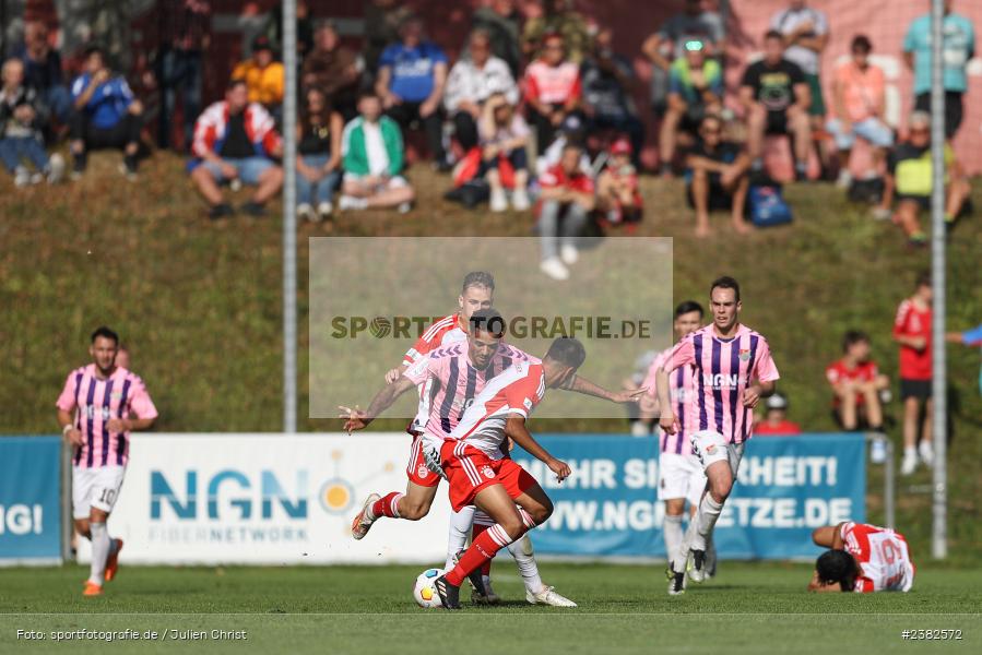 Michael Dellinger, sport, action, TSV Aubstadt, Saison 2023/2024, Regionalliga Bayern, NGN-Arena, Fussball, FCB, FC Bayern München II, BFV, Aubstadt, AUB, 30.09.2023, 12. Spieltag - Bild-ID: 2382572