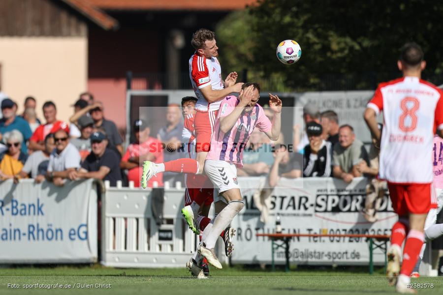 Steve Breitkreuz, sport, action, TSV Aubstadt, Saison 2023/2024, Regionalliga Bayern, NGN-Arena, Fussball, FCB, FC Bayern München II, BFV, Aubstadt, AUB, 30.09.2023, 12. Spieltag - Bild-ID: 2382578 Steve Breitkreuz, sport, action, TSV Aubstadt, Saison 2023/2024, Regionalliga Bayern, NGN-Arena, Fussball, FCB, FC Bayern München II, BFV, Aubstadt, AUB, 30.09.2023, 12. Spieltag - Bild-ID: 2382578