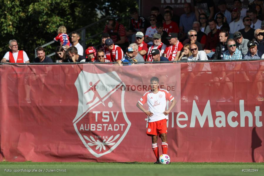 Matteo Perez Vinlöf, sport, action, TSV Aubstadt, Saison 2023/2024, Regionalliga Bayern, NGN-Arena, Fussball, FCB, FC Bayern München II, BFV, Aubstadt, AUB, 30.09.2023, 12. Spieltag - Bild-ID: 2382599