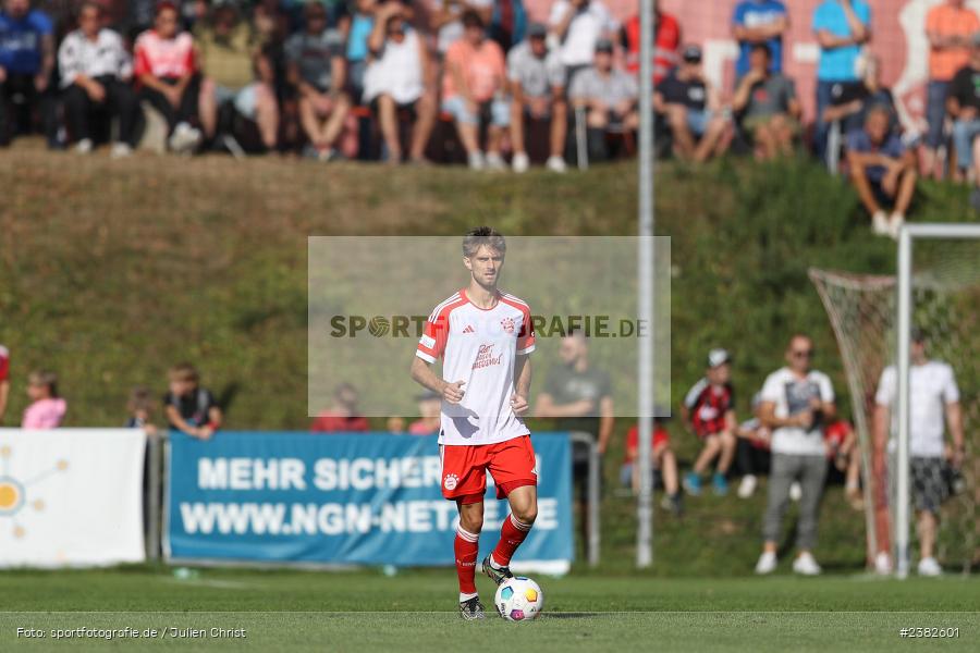 Luca Denk, sport, action, TSV Aubstadt, Saison 2023/2024, Regionalliga Bayern, NGN-Arena, Fussball, FCB, FC Bayern München II, BFV, Aubstadt, AUB, 30.09.2023, 12. Spieltag - Bild-ID: 2382601 Luca Denk, sport, action, TSV Aubstadt, Saison 2023/2024, Regionalliga Bayern, NGN-Arena, Fussball, FCB, FC Bayern München II, BFV, Aubstadt, AUB, 30.09.2023, 12. Spieltag - Bild-ID: 2382601