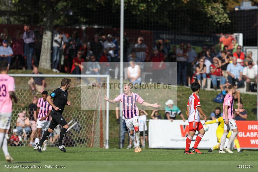 Steffen Behr, sport, action, TSV Aubstadt, Saison 2023/2024, Regionalliga Bayern, NGN-Arena, Fussball, FCB, FC Bayern München II, BFV, Aubstadt, AUB, 30.09.2023, 12. Spieltag - Bild-ID: 2382624 Steffen Behr, sport, action, TSV Aubstadt, Saison 2023/2024, Regionalliga Bayern, NGN-Arena, Fussball, FCB, FC Bayern München II, BFV, Aubstadt, AUB, 30.09.2023, 12. Spieltag - Bild-ID: 2382624