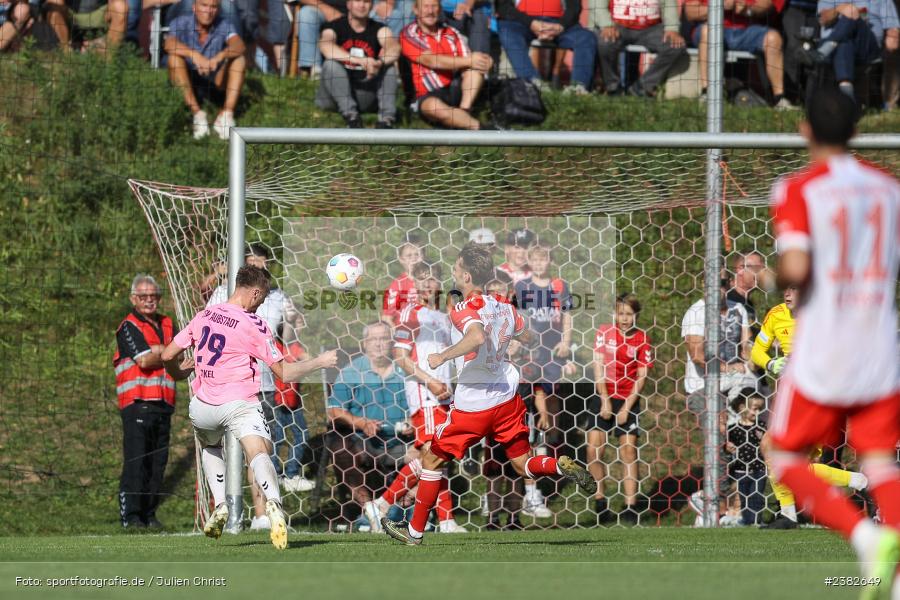 Marco Nickel, sport, action, TSV Aubstadt, Saison 2023/2024, Regionalliga Bayern, NGN-Arena, Fussball, FCB, FC Bayern München II, BFV, Aubstadt, AUB, 30.09.2023, 12. Spieltag - Bild-ID: 2382649