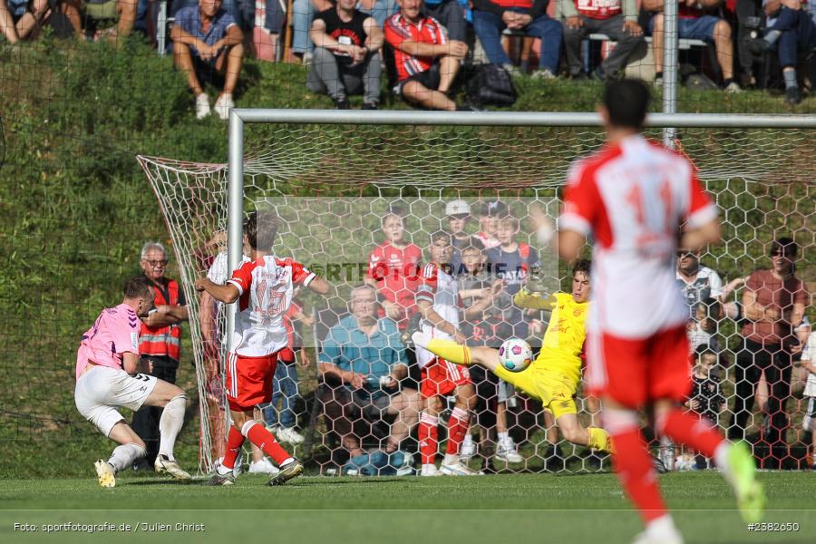 Marco Nickel, sport, action, TSV Aubstadt, Saison 2023/2024, Regionalliga Bayern, NGN-Arena, Fussball, FCB, FC Bayern München II, BFV, Aubstadt, AUB, 30.09.2023, 12. Spieltag - Bild-ID: 2382650