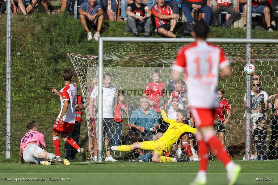 Marco Nickel, sport, action, TSV Aubstadt, Saison 2023/2024, Regionalliga Bayern, NGN-Arena, Fussball, FCB, FC Bayern München II, BFV, Aubstadt, AUB, 30.09.2023, 12. Spieltag - Bild-ID: 2382651