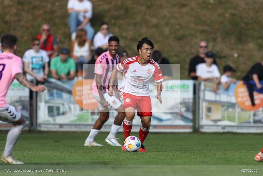 Taichi Fukui, sport, action, TSV Aubstadt, Saison 2023/2024, Regionalliga Bayern, NGN-Arena, Fussball, FCB, FC Bayern München II, BFV, Aubstadt, AUB, 30.09.2023, 12. Spieltag - Bild-ID: 2382668 Taichi Fukui, sport, action, TSV Aubstadt, Saison 2023/2024, Regionalliga Bayern, NGN-Arena, Fussball, FCB, FC Bayern München II, BFV, Aubstadt, AUB, 30.09.2023, 12. Spieltag - Bild-ID: 2382668