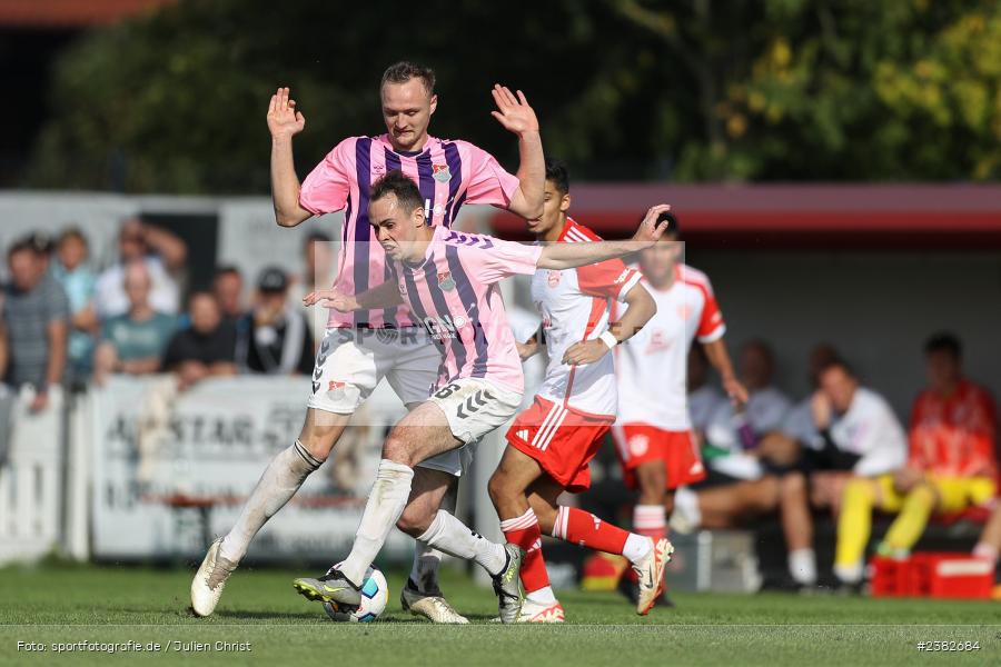 Marcel Volkmuth, sport, action, TSV Aubstadt, Saison 2023/2024, Regionalliga Bayern, NGN-Arena, Fussball, FCB, FC Bayern München II, BFV, Aubstadt, AUB, 30.09.2023, 12. Spieltag - Bild-ID: 2382684 Marcel Volkmuth, sport, action, TSV Aubstadt, Saison 2023/2024, Regionalliga Bayern, NGN-Arena, Fussball, FCB, FC Bayern München II, BFV, Aubstadt, AUB, 30.09.2023, 12. Spieltag - Bild-ID: 2382684