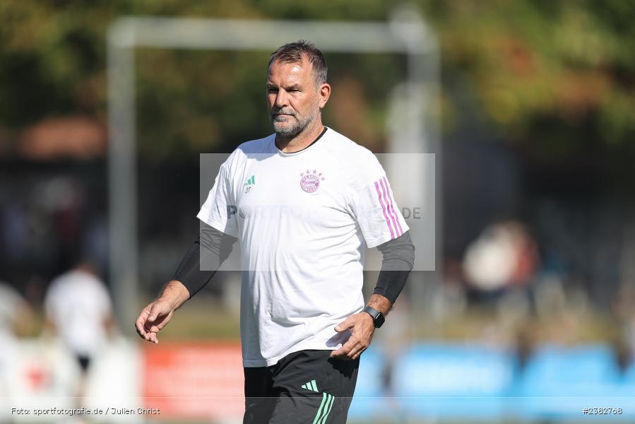 Dirk Teschke, sport, action, TSV Aubstadt, Saison 2023/2024, Regionalliga Bayern, NGN-Arena, Fussball, FCB, FC Bayern München II, BFV, Aubstadt, AUB, 30.09.2023, 12. Spieltag - Bild-ID: 2382768