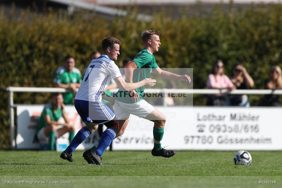 Jonas Heim, Sportgelände, Gössenheim, 01.10.2023, sport, action, BFV, Saison 2023/2024, Fussball, Kreisliga Würzburg, TSV, FCG, TSV Duttenbrunn, FC Gössenheim - Bild-ID: 2382798