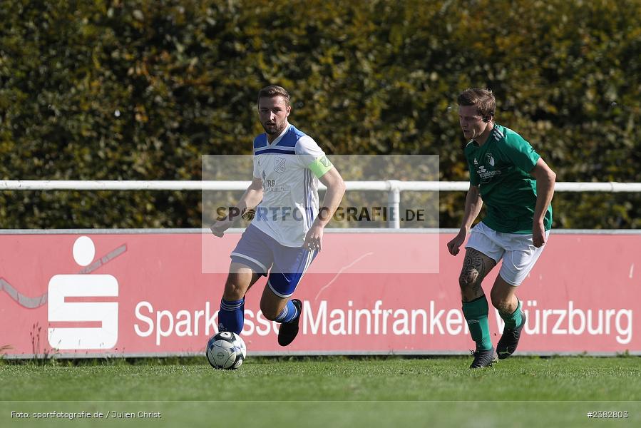 Leon Leibold, Sportgelände, Gössenheim, 01.10.2023, sport, action, BFV, Saison 2023/2024, Fussball, Kreisliga Würzburg, TSV, FCG, TSV Duttenbrunn, FC Gössenheim - Bild-ID: 2382803