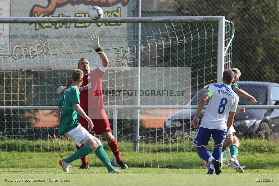 Leon Leibold, Sportgelände, Gössenheim, 01.10.2023, sport, action, BFV, Saison 2023/2024, Fussball, Kreisliga Würzburg, TSV, FCG, TSV Duttenbrunn, FC Gössenheim - Bild-ID: 2382805