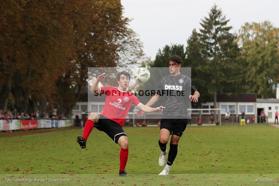 Simon Werner, Sportgelände Kleinflürleinsweg, Schweinfurt, 03.10.2023, sport, action, BFV, Saison 2023/2024, Fussball, 14. Spieltag, Landesliga Nordwest, TUS, FTS, TuS Frammersbach, FT Schweinfurt - Bild-ID: 2382864