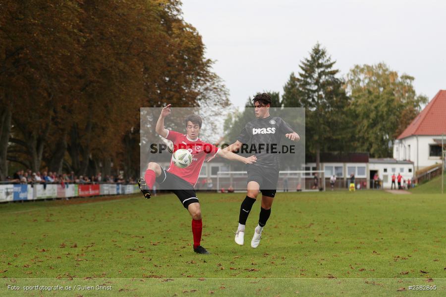 Simon Werner, Sportgelände Kleinflürleinsweg, Schweinfurt, 03.10.2023, sport, action, BFV, Saison 2023/2024, Fussball, 14. Spieltag, Landesliga Nordwest, TUS, FTS, TuS Frammersbach, FT Schweinfurt - Bild-ID: 2382865