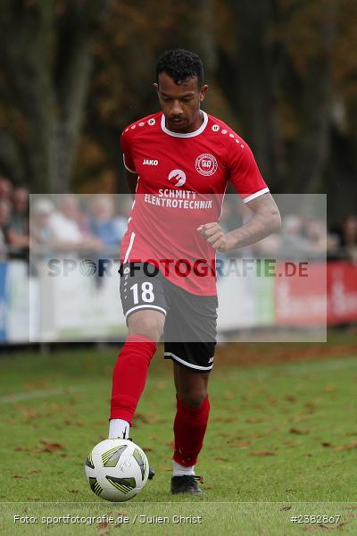 Tyrell Walton, Sportgelände Kleinflürleinsweg, Schweinfurt, 03.10.2023, sport, action, BFV, Saison 2023/2024, Fussball, 14. Spieltag, Landesliga Nordwest, TUS, FTS, TuS Frammersbach, FT Schweinfurt - Bild-ID: 2382867