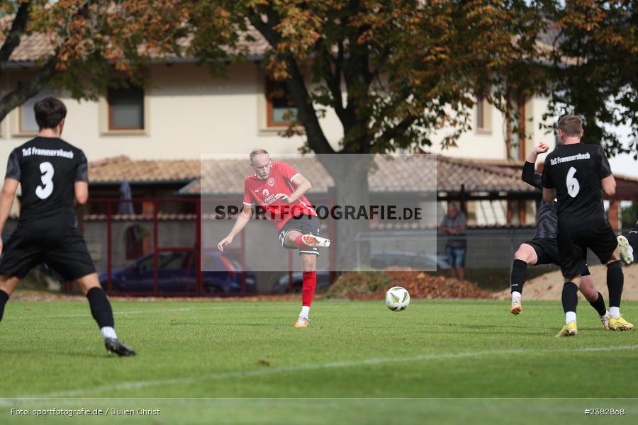 Dominik Popp, Sportgelände Kleinflürleinsweg, Schweinfurt, 03.10.2023, sport, action, BFV, Saison 2023/2024, Fussball, 14. Spieltag, Landesliga Nordwest, TUS, FTS, TuS Frammersbach, FT Schweinfurt - Bild-ID: 2382868