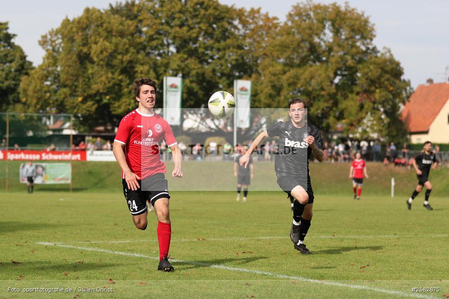 Simon Werner, Sportgelände Kleinflürleinsweg, Schweinfurt, 03.10.2023, sport, action, BFV, Saison 2023/2024, Fussball, 14. Spieltag, Landesliga Nordwest, TUS, FTS, TuS Frammersbach, FT Schweinfurt - Bild-ID: 2382875