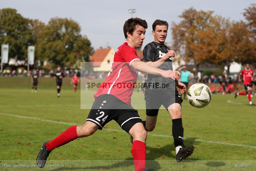 Simon Werner, Sportgelände Kleinflürleinsweg, Schweinfurt, 03.10.2023, sport, action, BFV, Saison 2023/2024, Fussball, 14. Spieltag, Landesliga Nordwest, TUS, FTS, TuS Frammersbach, FT Schweinfurt - Bild-ID: 2382877