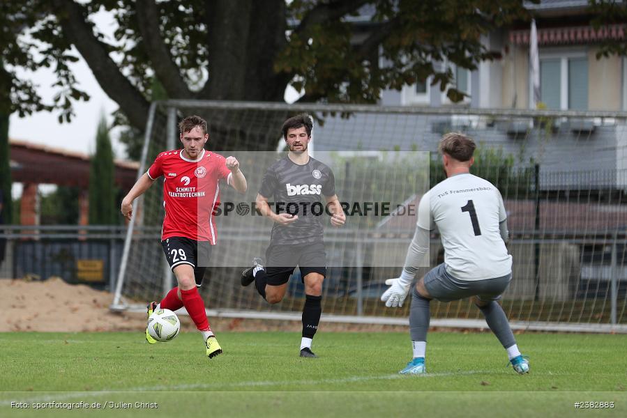 Alexander Ochs, Sportgelände Kleinflürleinsweg, Schweinfurt, 03.10.2023, sport, action, BFV, Saison 2023/2024, Fussball, 14. Spieltag, Landesliga Nordwest, TUS, FTS, TuS Frammersbach, FT Schweinfurt - Bild-ID: 2382883
