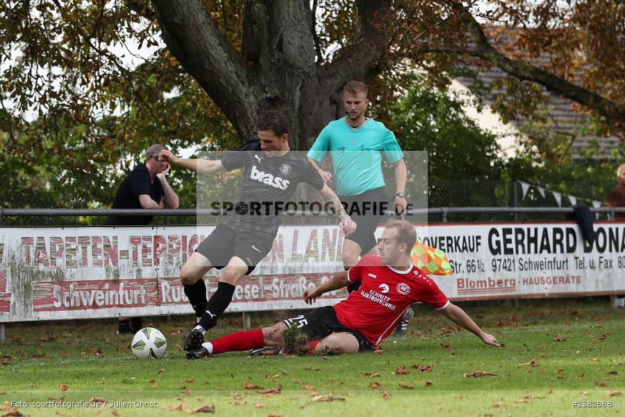 Dominik Jordan, Sportgelände Kleinflürleinsweg, Schweinfurt, 03.10.2023, sport, action, BFV, Saison 2023/2024, Fussball, 14. Spieltag, Landesliga Nordwest, TUS, FTS, TuS Frammersbach, FT Schweinfurt - Bild-ID: 2382888
