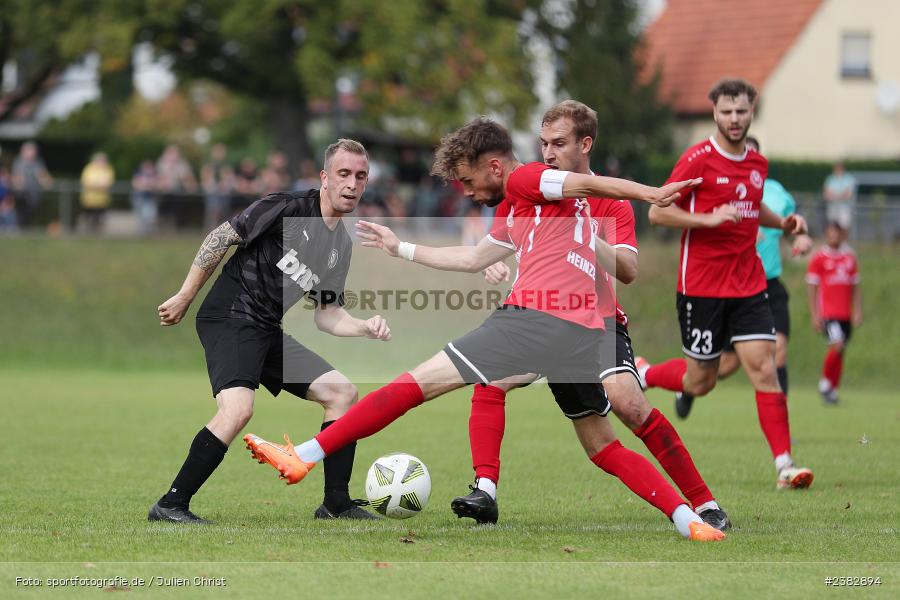 Dominik Englert, Sportgelände Kleinflürleinsweg, Schweinfurt, 03.10.2023, sport, action, BFV, Saison 2023/2024, Fussball, 14. Spieltag, Landesliga Nordwest, TUS, FTS, TuS Frammersbach, FT Schweinfurt - Bild-ID: 2382894