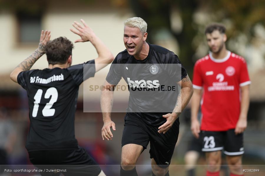 Patrick Amrhein, Sportgelände Kleinflürleinsweg, Schweinfurt, 03.10.2023, sport, action, BFV, Saison 2023/2024, Fussball, 14. Spieltag, Landesliga Nordwest, TUS, FTS, TuS Frammersbach, FT Schweinfurt - Bild-ID: 2382899