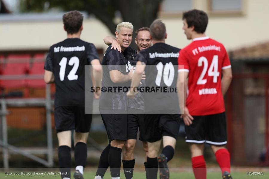 Patrick Amrhein, Sportgelände Kleinflürleinsweg, Schweinfurt, 03.10.2023, sport, action, BFV, Saison 2023/2024, Fussball, 14. Spieltag, Landesliga Nordwest, TUS, FTS, TuS Frammersbach, FT Schweinfurt - Bild-ID: 2382905