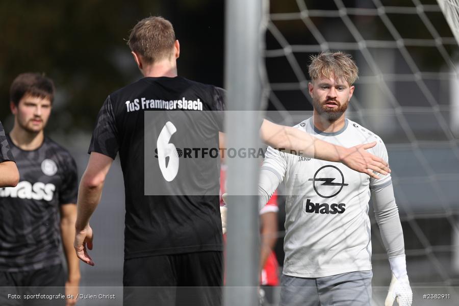 Joshua Schuhmacher, Sportgelände Kleinflürleinsweg, Schweinfurt, 03.10.2023, sport, action, BFV, Saison 2023/2024, Fussball, 14. Spieltag, Landesliga Nordwest, TUS, FTS, TuS Frammersbach, FT Schweinfurt - Bild-ID: 2382911