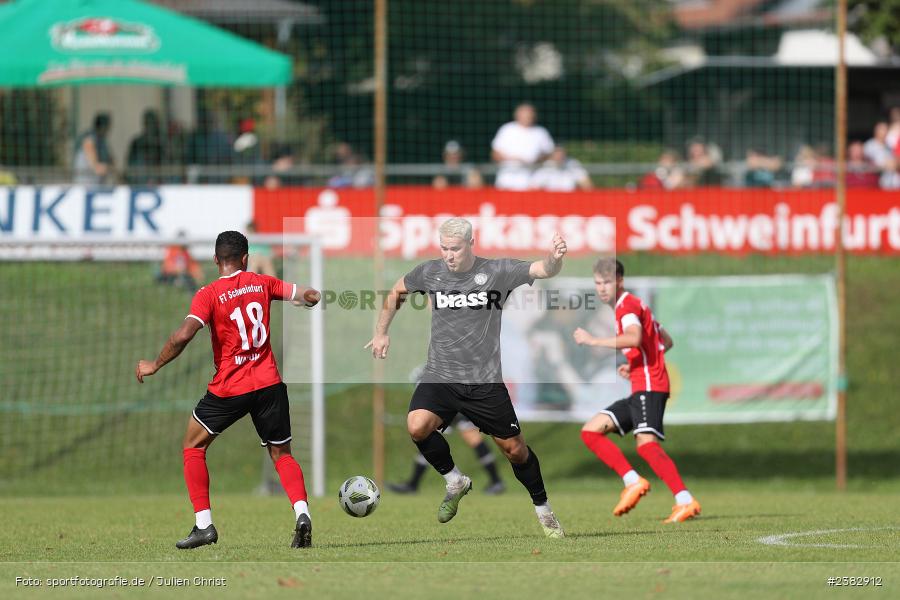 Patrick Amrhein, Sportgelände Kleinflürleinsweg, Schweinfurt, 03.10.2023, sport, action, BFV, Saison 2023/2024, Fussball, 14. Spieltag, Landesliga Nordwest, TUS, FTS, TuS Frammersbach, FT Schweinfurt - Bild-ID: 2382912