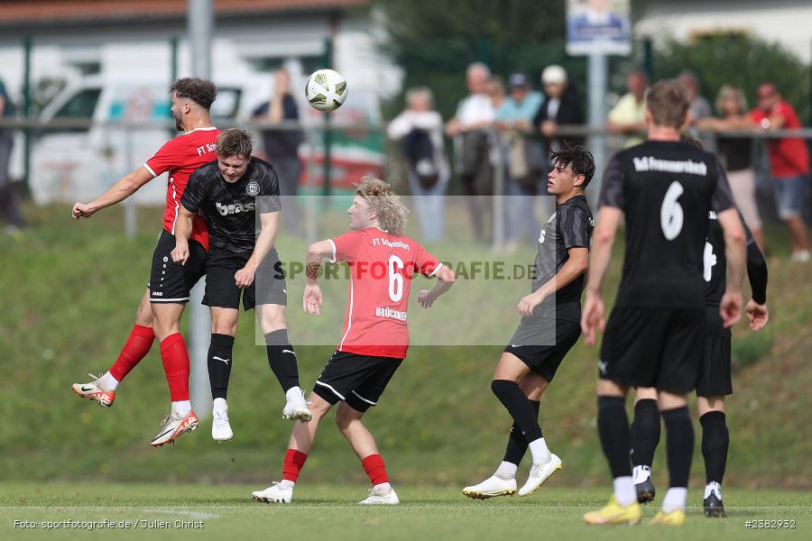 Tim Zachrau, Sportgelände Kleinflürleinsweg, Schweinfurt, 03.10.2023, sport, action, BFV, Saison 2023/2024, Fussball, 14. Spieltag, Landesliga Nordwest, TUS, FTS, TuS Frammersbach, FT Schweinfurt - Bild-ID: 2382932