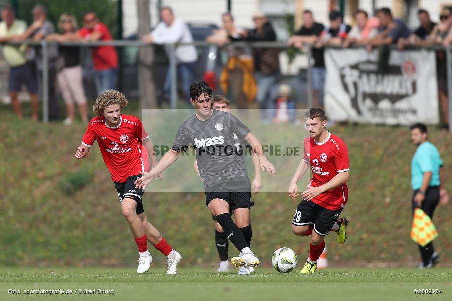 Maurice Matreux, Sportgelände Kleinflürleinsweg, Schweinfurt, 03.10.2023, sport, action, BFV, Saison 2023/2024, Fussball, 14. Spieltag, Landesliga Nordwest, TUS, FTS, TuS Frammersbach, FT Schweinfurt - Bild-ID: 2382934