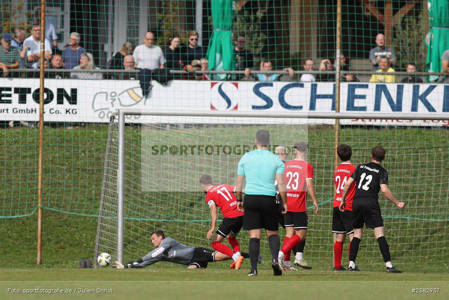 Simon Mai, Sportgelände Kleinflürleinsweg, Schweinfurt, 03.10.2023, sport, action, BFV, Saison 2023/2024, Fussball, 14. Spieltag, Landesliga Nordwest, TUS, FTS, TuS Frammersbach, FT Schweinfurt - Bild-ID: 2382937