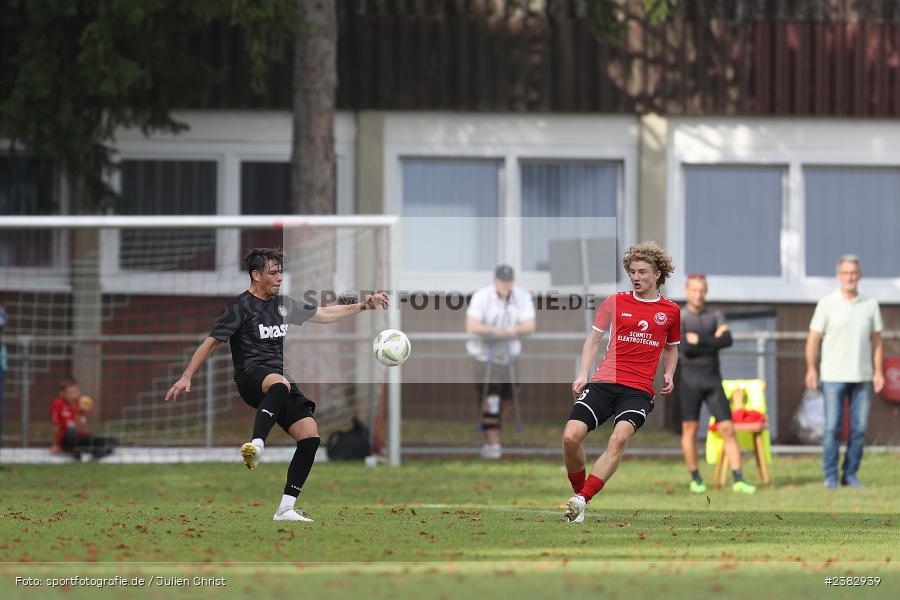 Maurice Matreux, Sportgelände Kleinflürleinsweg, Schweinfurt, 03.10.2023, sport, action, BFV, Saison 2023/2024, Fussball, 14. Spieltag, Landesliga Nordwest, TUS, FTS, TuS Frammersbach, FT Schweinfurt - Bild-ID: 2382939
