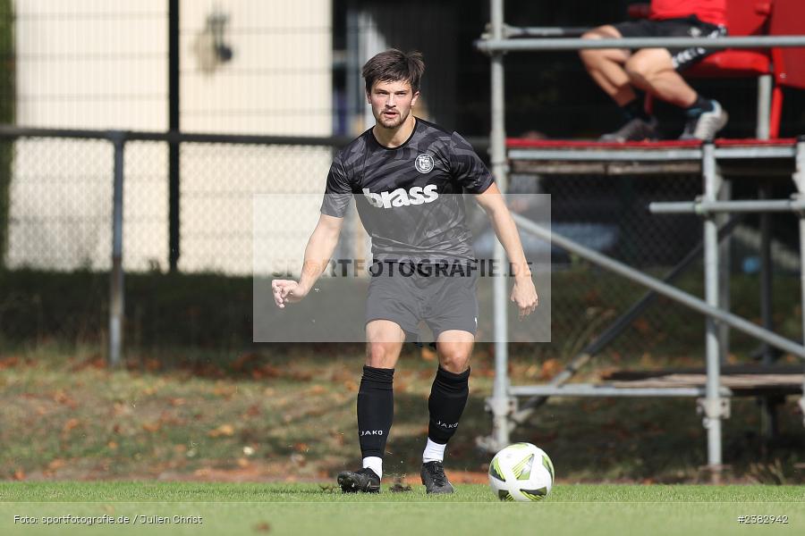 Hannes Weber, Sportgelände Kleinflürleinsweg, Schweinfurt, 03.10.2023, sport, action, BFV, Saison 2023/2024, Fussball, 14. Spieltag, Landesliga Nordwest, TUS, FTS, TuS Frammersbach, FT Schweinfurt - Bild-ID: 2382942