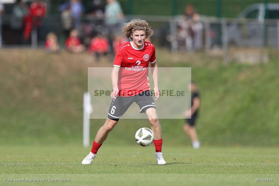 Julian Brückner, Sportgelände Kleinflürleinsweg, Schweinfurt, 03.10.2023, sport, action, BFV, Saison 2023/2024, Fussball, 14. Spieltag, Landesliga Nordwest, TUS, FTS, TuS Frammersbach, FT Schweinfurt - Bild-ID: 2382945