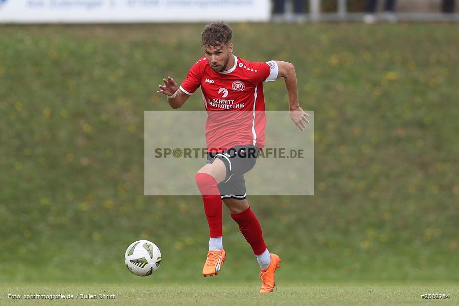 Marius Heinze, Sportgelände Kleinflürleinsweg, Schweinfurt, 03.10.2023, sport, action, BFV, Saison 2023/2024, Fussball, 14. Spieltag, Landesliga Nordwest, TUS, FTS, TuS Frammersbach, FT Schweinfurt - Bild-ID: 2382954