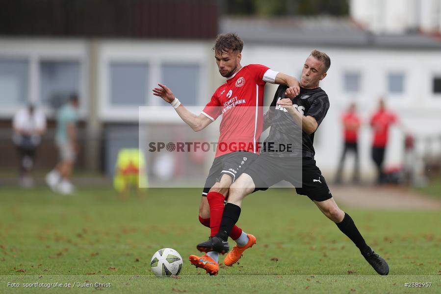 Marius Heinze, Sportgelände Kleinflürleinsweg, Schweinfurt, 03.10.2023, sport, action, BFV, Saison 2023/2024, Fussball, 14. Spieltag, Landesliga Nordwest, TUS, FTS, TuS Frammersbach, FT Schweinfurt - Bild-ID: 2382957