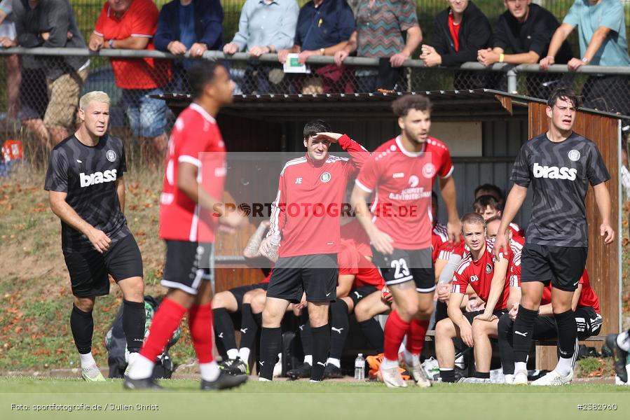 Julian Etzel, Sportgelände Kleinflürleinsweg, Schweinfurt, 03.10.2023, sport, action, BFV, Saison 2023/2024, Fussball, 14. Spieltag, Landesliga Nordwest, TUS, FTS, TuS Frammersbach, FT Schweinfurt - Bild-ID: 2382960