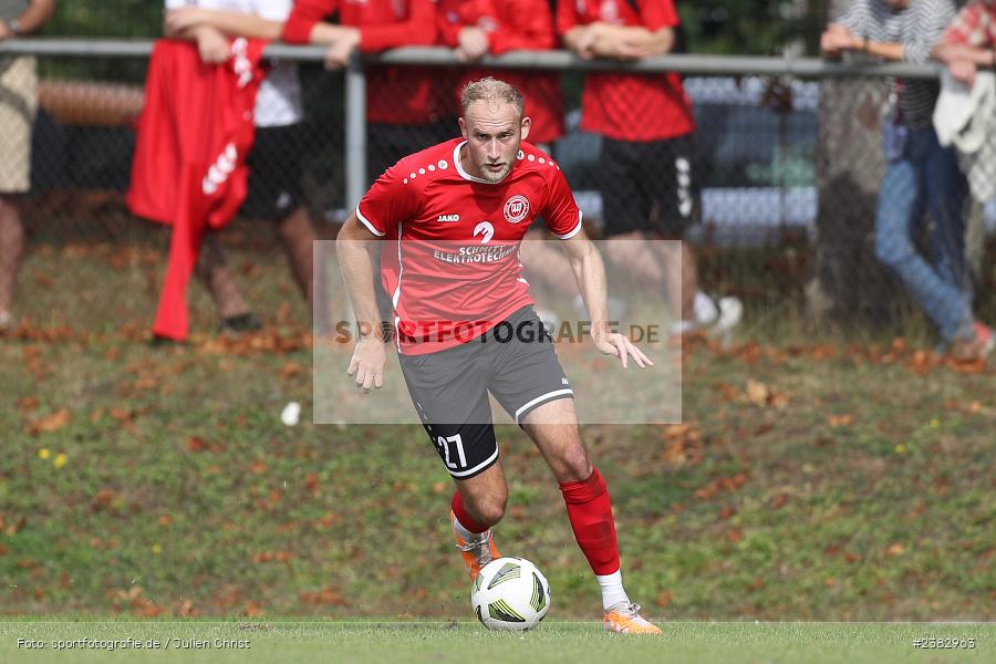 Dominik Popp, Sportgelände Kleinflürleinsweg, Schweinfurt, 03.10.2023, sport, action, BFV, Saison 2023/2024, Fussball, 14. Spieltag, Landesliga Nordwest, TUS, FTS, TuS Frammersbach, FT Schweinfurt - Bild-ID: 2382963
